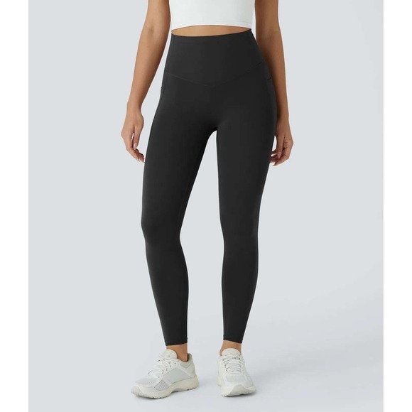 Halara SoCinched High Waisted Scrunch Butt Lifting UltraSculpt Leggings Black M - Picture 1 of 12